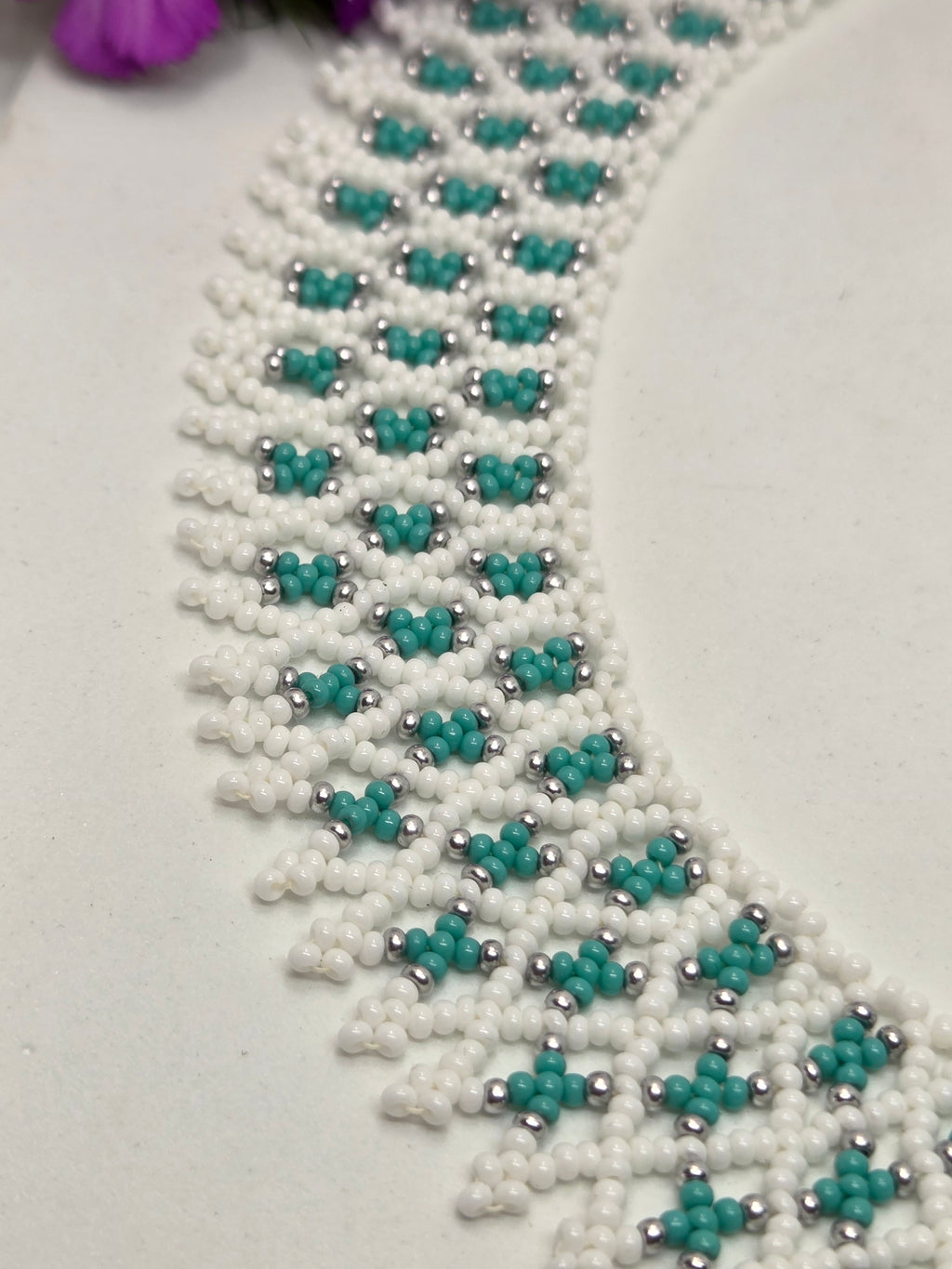 Turquoise Lattice Traditional Choker