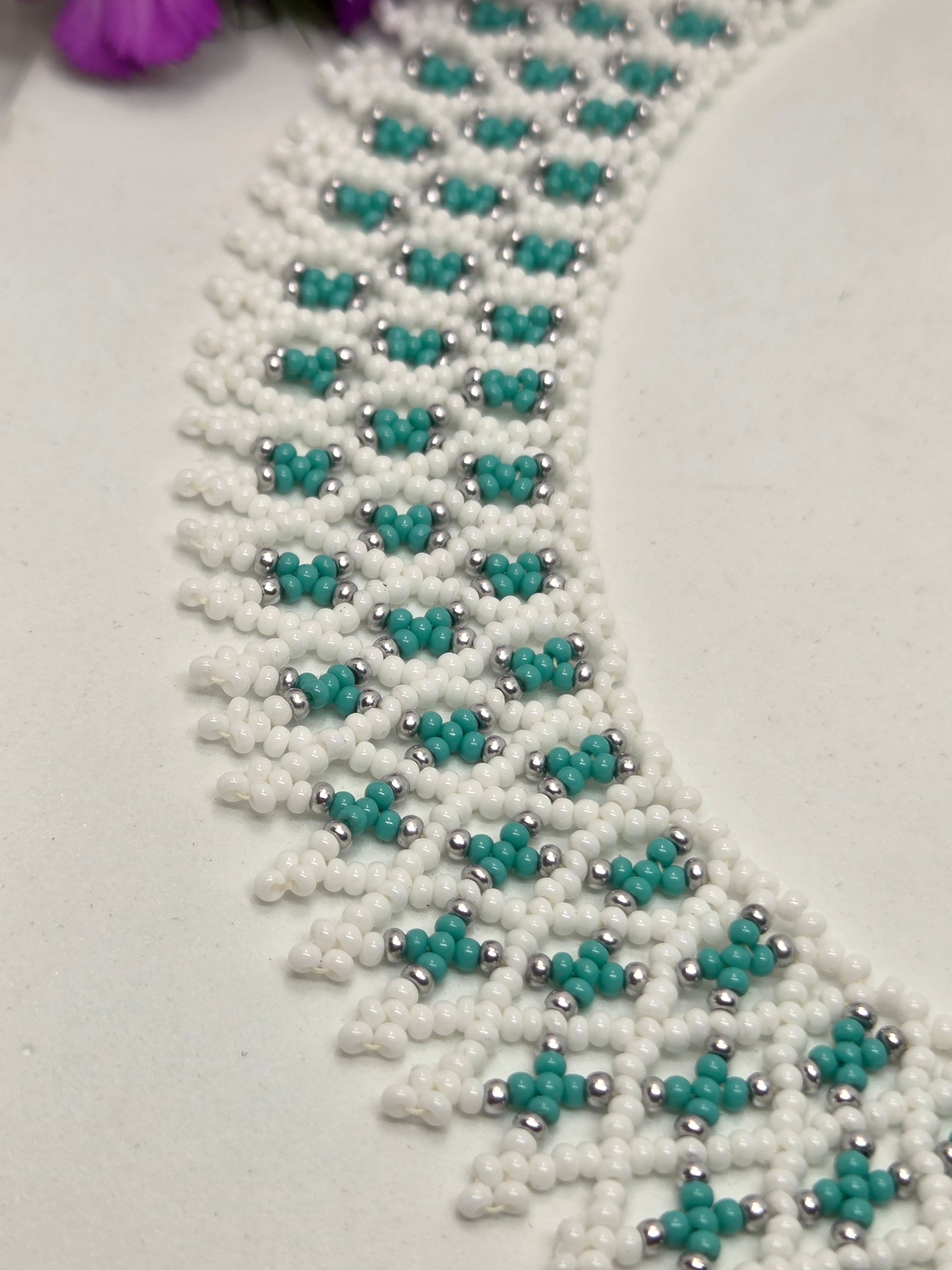 Turquoise Lattice Traditional Choker