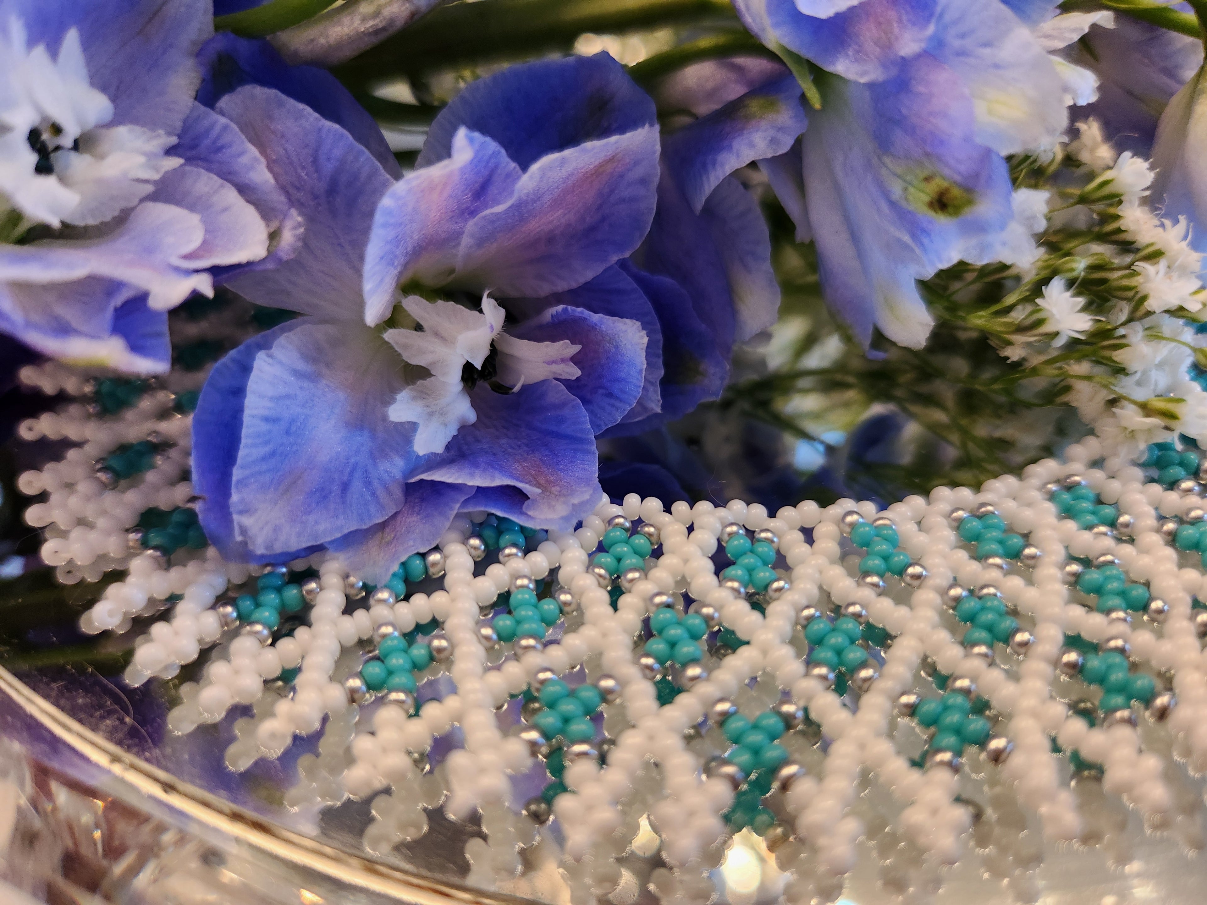 Turquoise Lattice Traditional Choker